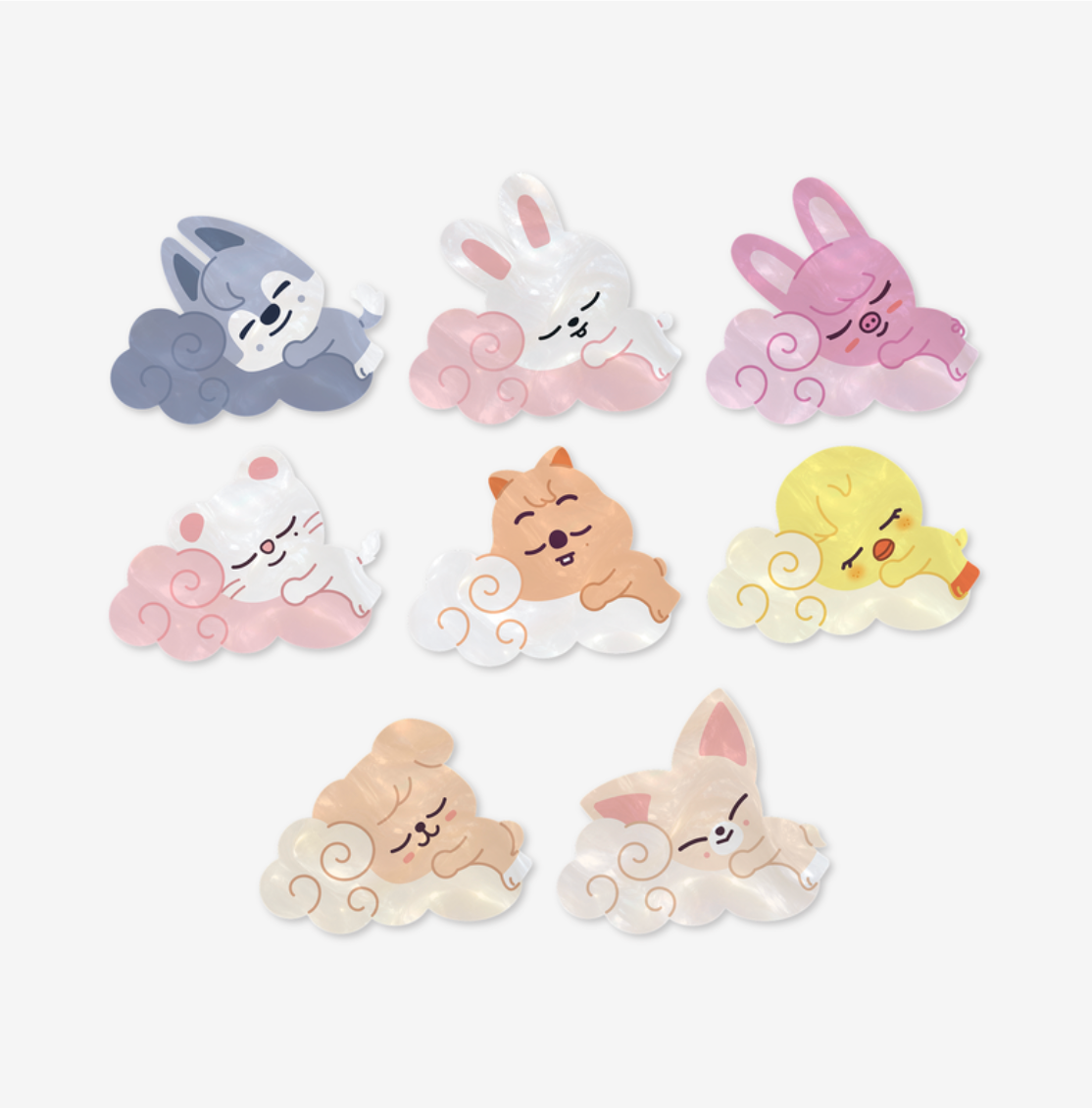 ♡ SKZOO ACRYLIC HAIR CLIP - RUN IT $23 AUD
