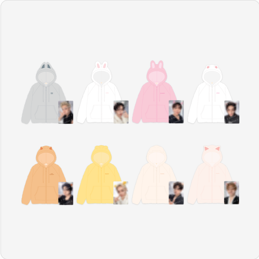 ♡ SKZOO FLEECE HOOD ZIP-UP RUN IT [ONE SIZE] $125 AUD