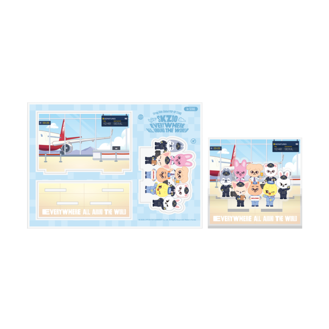 [PRE-ORDER] SKZOO “Everywhere All Around the World” Pop-Up (Acrylic Stand Seoul Ver.)