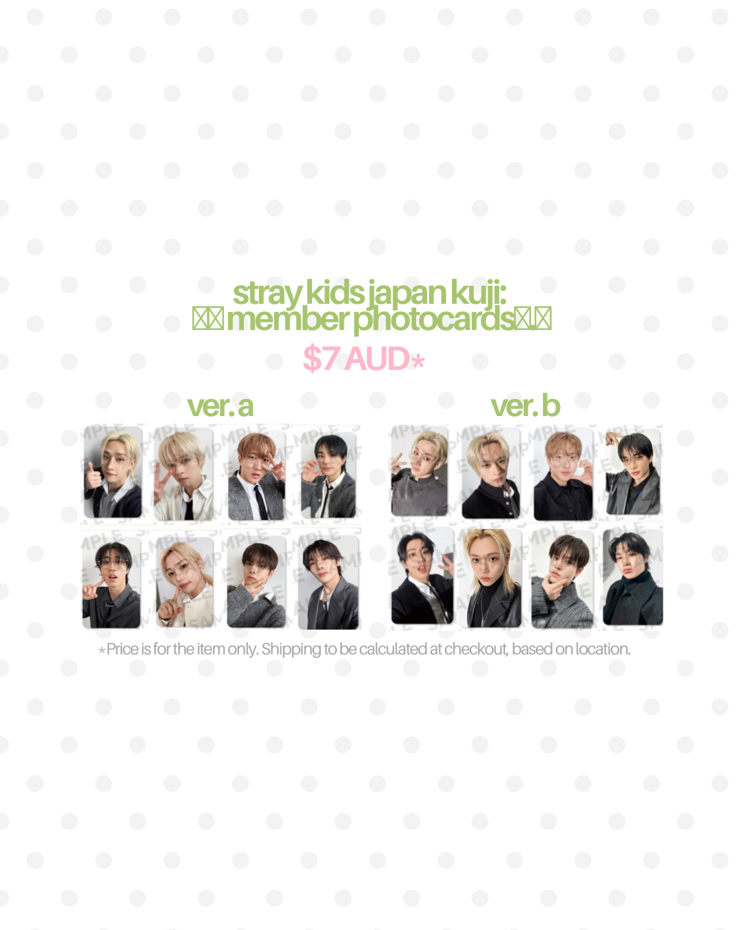 STRAY KIDS "we STAY, together" Kuji Photocards