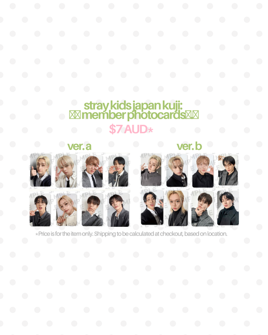 STRAY KIDS "we STAY, together" Kuji Photocards